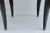 C. 1980's Donghia "Essence" Collection Round Side/End Table Satin Black Lacquer Finish With Brushed Brass Details For Sale - Image 17 of 18