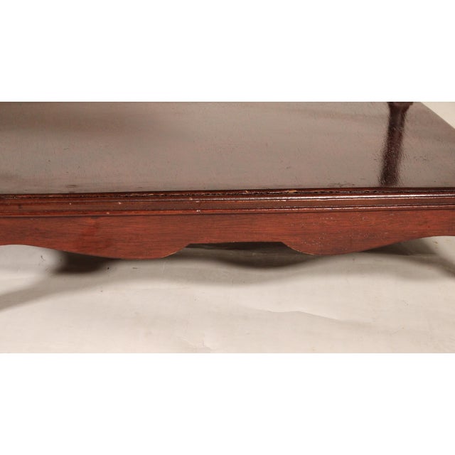 Brown Pair of English Regency Style Mahogany 3 Tier Side Tables For Sale - Image 8 of 11