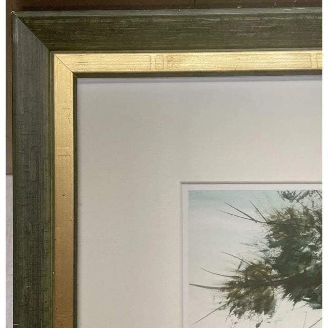 Vintage Valfred Thelin 'grouse on a Rock' Maine Landscape' Painting - Listed For Sale - Image 10 of 11