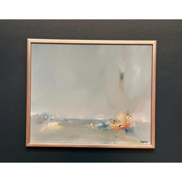 Jan Ed, Seascape, 1986, Oil on Canvas, Framed For Sale - Image 16 of 18