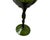 Glass Vintage Mid Century Modern Green Empoli Glass Snifter Goblet Carafe Italian Italy 1960s For Sale - Image 7 of 9