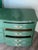 1970’s French Provincial Green Lacquered Dresser of Nine Drawers For Sale - Image 12 of 14