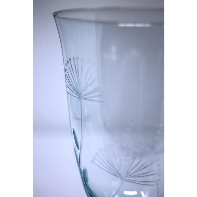 The rare and beautiful Frostoria Aqua Milk Glass color was produced in the 1950s, making similar blue hues highly...