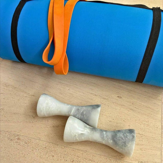 1 Kg Marble Dumbbell For Sale - Image 11 of 11