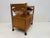 Wood Vintage Coastal Rattan Bar Cart For Sale - Image 7 of 9