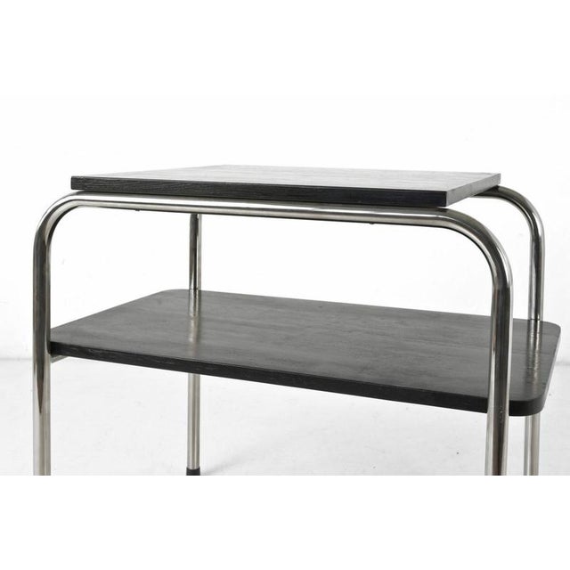 Metal Side Table with Steel Tube by Marcel Breuer, 1930 For Sale - Image 7 of 11