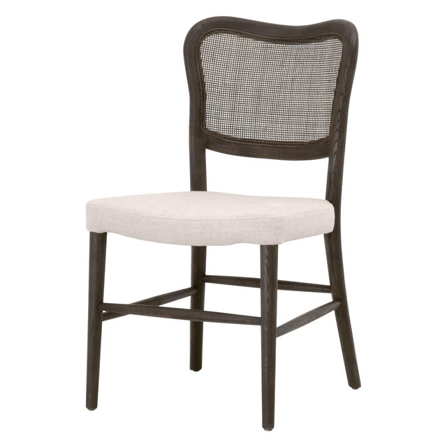 Cela Oak & Cane Dining Chair, Bisque, Set of 2 For Sale - Image 10 of 12