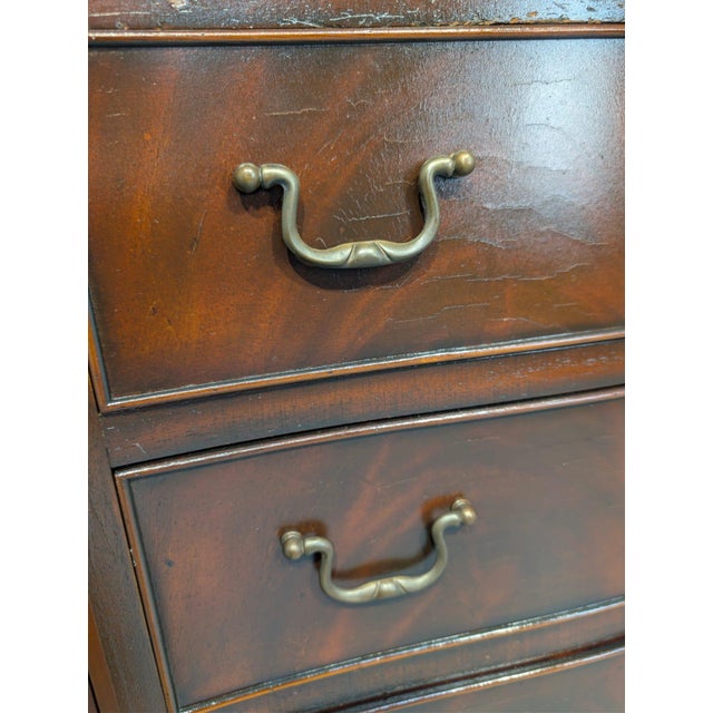 Antique English-Style Mahogany Chest of Drawers, 1900s For Sale - Image 9 of 13