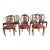 Late 20th Century Set of 8 Henredon George III Style Bowl Back Dining Chairs For Sale