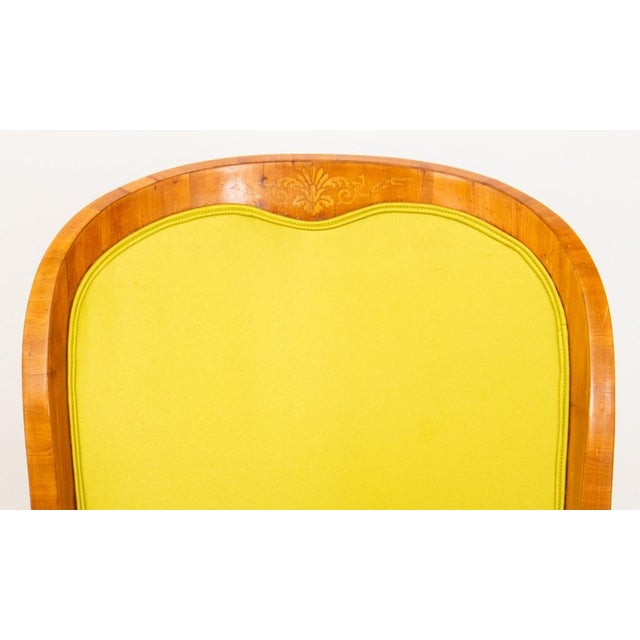 Early 19th Century Russian Empire Upholstered Mahogany Chairs, Pair For Sale - Image 5 of 7