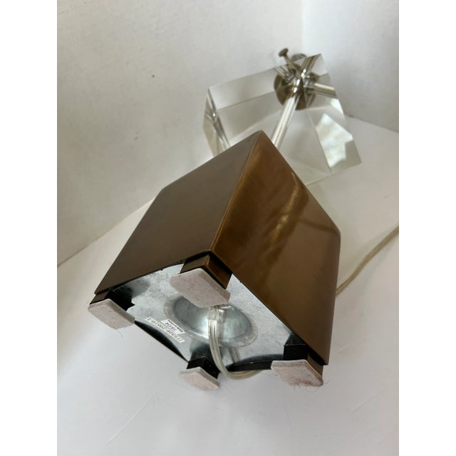 Mid-Century Modern Cristino Crystal Cube Lamp For Sale - Image 3 of 6