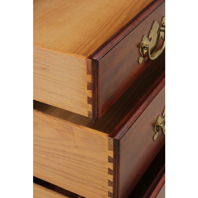 Wood Henkel Harris Cherry Tv Armoire Cabinet For Sale - Image 7 of 15