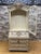Vintage French Provincial Hand Carved White Secretary Desk and Display Cabinet For Sale In Chicago - Image 6 of 9
