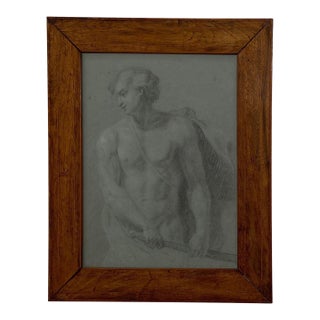 Academic Sketch of a Warrior, Italy Circa 1800 For Sale