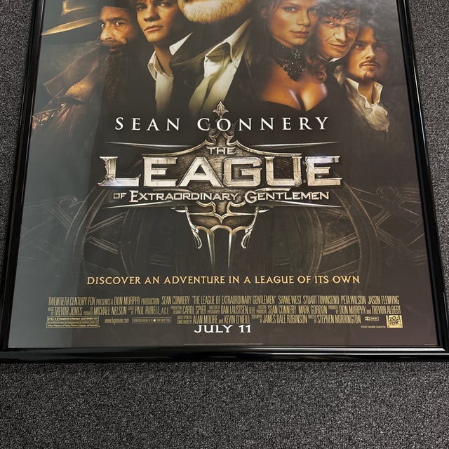 American Original Movie Theater Framed Print League With Sean Connery For Sale - Image 3 of 6