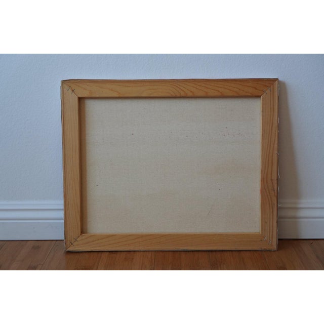 1990s 1990s Seascape Painting Wall Art - Original Acrylic Art by Randall Seals 16x20 Inches - Sunset Coastal Home Decor For Sale - Image 5 of 5