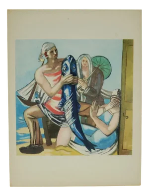 Max Beckmann, Der Wels, 1947, Offset Lithograph