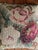 Very pretty authentic 19th century down filled French Needlepoint pillow. It has beautiful fringes and the back is velvet....