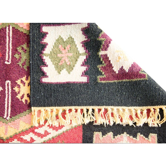 Vintage Afghani Kilim Runner For Sale In Chicago - Image 6 of 16