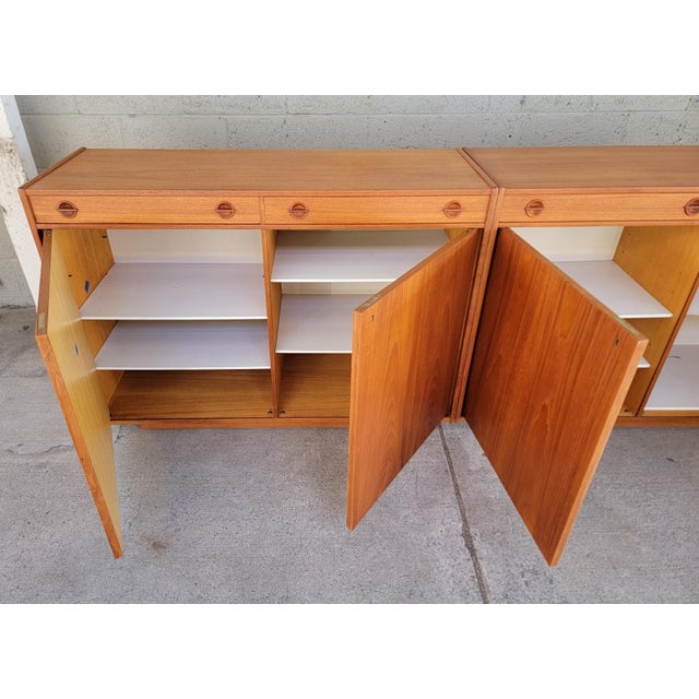 Scandinavian Modern Teak Credenza by Tage Olofsson - A Pair For Sale - Image 11 of 18