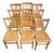 Vintage French Bistro Chairs, 1950s, Set of 9 For Sale