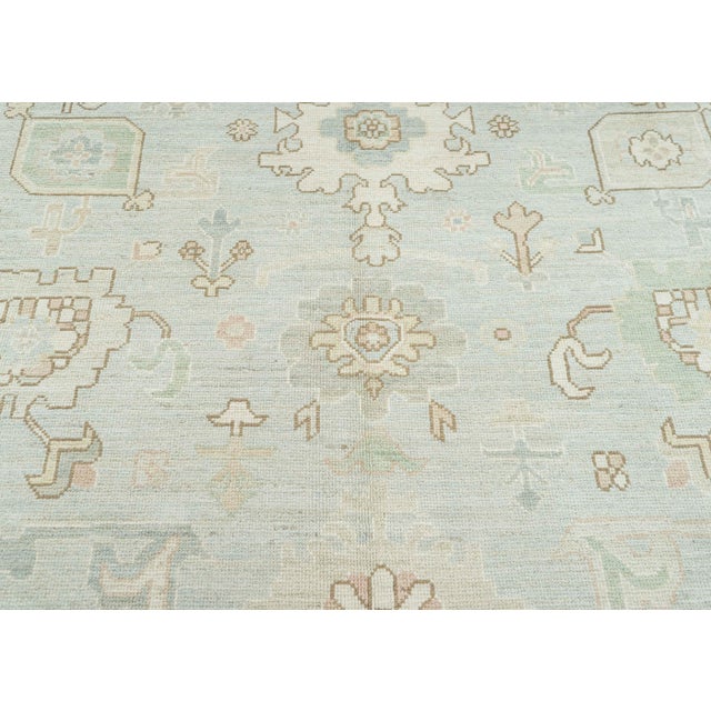 Oushak Rug 9'2" x 13' For Sale - Image 4 of 4