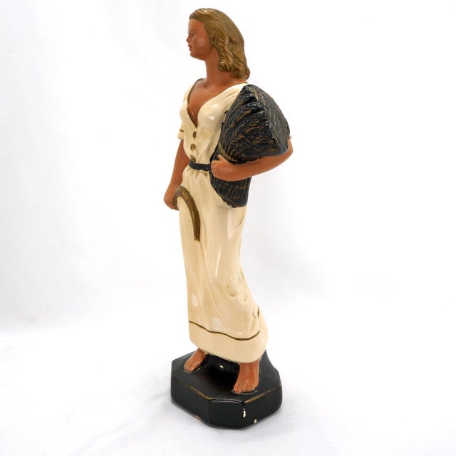 Pair Vintage Alexander Backer Abco Harvester Statues For Sale - Image 10 of 15