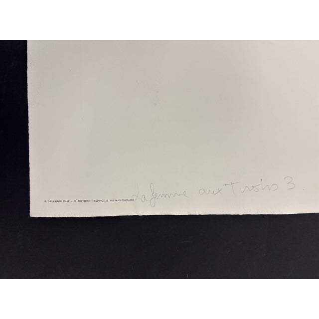 Salvador Dali "Rose (Drawers)" Etching, 1972 For Sale - Image 11 of 11