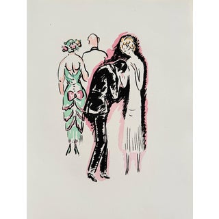 Kees Van Dongen, La Garçonne, 1925, Lithograph Pochoir on Arches Paper For Sale