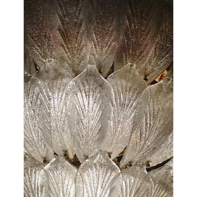 Metal Mid-Century Murano Chandelier Ceiling Light, 1995 For Sale - Image 7 of 10
