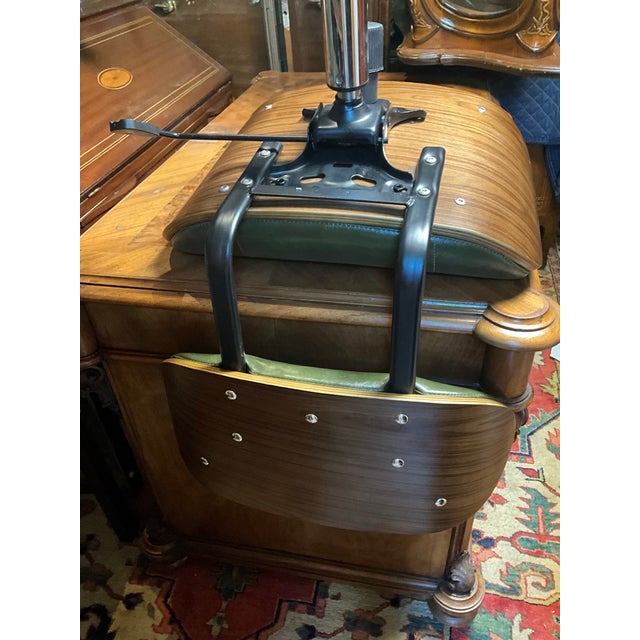 Charles & Ray Eames for Herman Miller Rare Upholstered Molded Plywood Swivel Desk Chair, C. 1950s–1960s For Sale In Los Angeles - Image 6 of 7