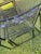 Metal Vintage Meadowcraft Wrought Iron Patio Glider and Side Table - a Pair For Sale - Image 7 of 13