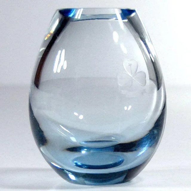 Small Danish Vase by Per Lutken for Holmegaard, 1960s For Sale - Image 6 of 7