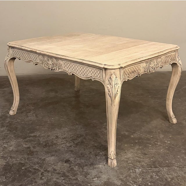 Country French Liègeois Régence Style Stripped Oak Writing Table For Sale - Image 12 of 18
