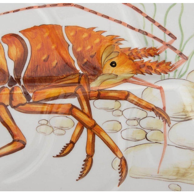 Italian Harlequin Shellfish Service, 20 Pcs. For Sale - Image 3 of 18