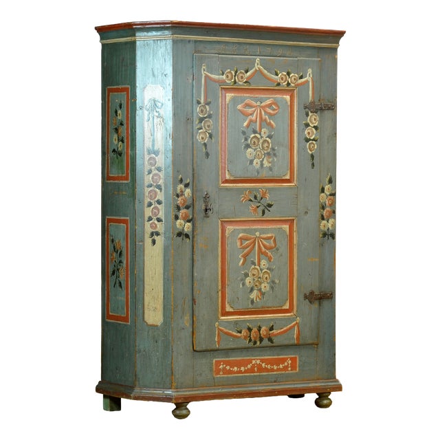 Antique Pine Bridal Cabinet, 1794 For Sale