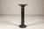 Black Vintage Black Marble Column Pedestal with White Veining and Stepped Base For Sale - Image 8 of 12