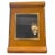 Vintage Wooden Photo Frame with Brass Accents and Sculptural Design, 1970 For Sale - Image 10 of 10