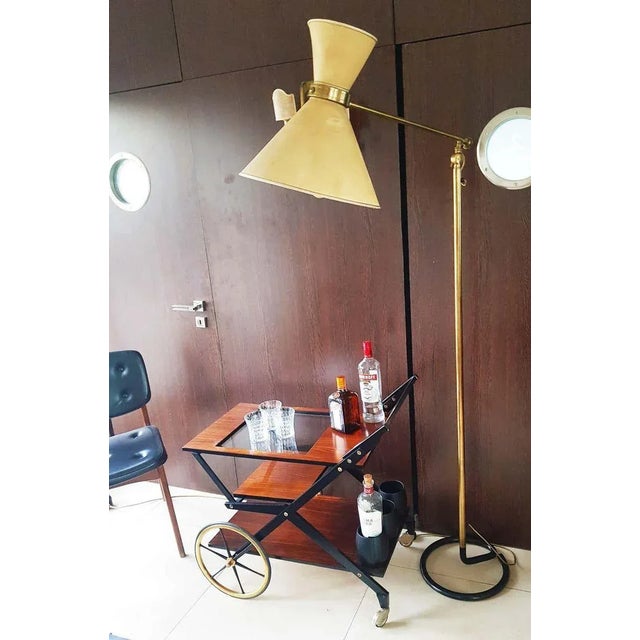 Diabolo Floor Lamp from Stablet, 1950s For Sale - Image 4 of 18