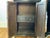 Antique Chinese Ming Style Two-Door Small Black Lacquered Cupboard Cabinet For Sale - Image 9 of 10