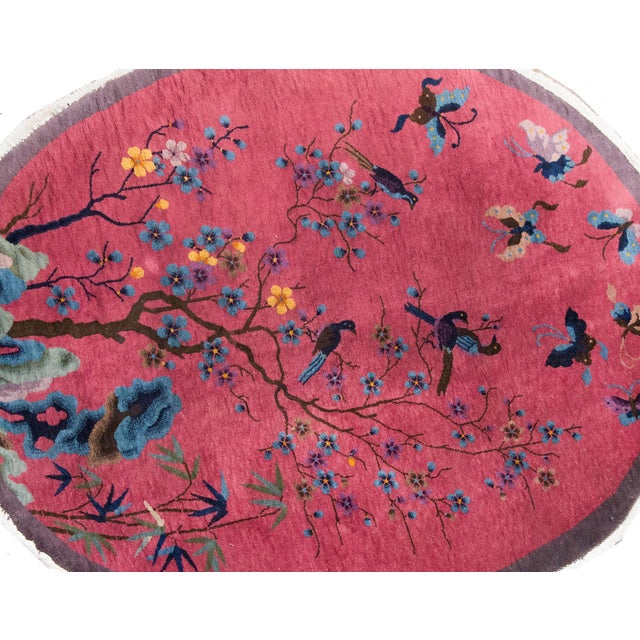 Textile Early 20th Century Chinese Art Deco Rug For Sale - Image 7 of 15