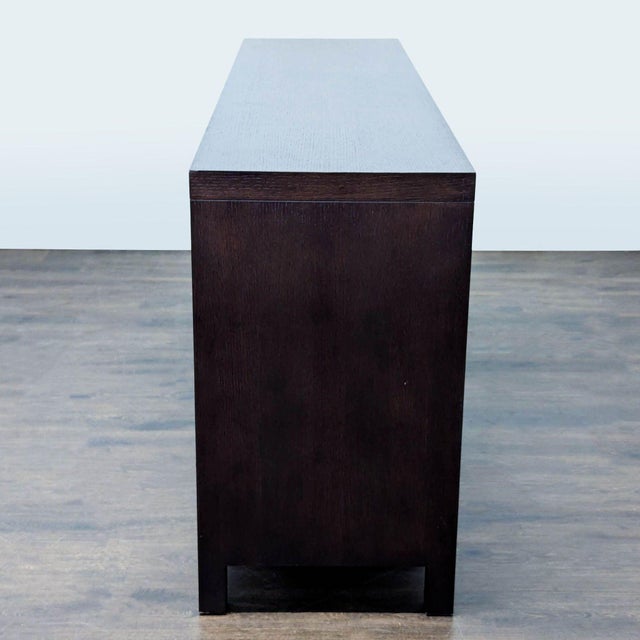 Wood Crate & Barrel Four Drawer Sideboard For Sale - Image 7 of 11