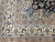 Vintage Nain Area Rug, Hand-Knotted Wool & Silk, Floral Pattern, 7x11, Navy & Ivory For Sale - Image 16 of 17