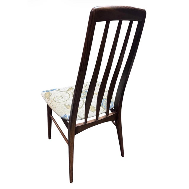 Niels Kofoed Set of Six Rare Danish Rosewood Eva Dining Chairs by Niels Koefoed For Sale - Image 4 of 5