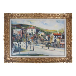 Elisée Maclet, Near Paris, The Faubourgs De Noisy, Oil on Canvas For Sale