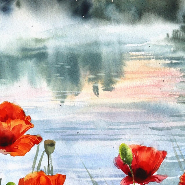 Anna Kudriashova’s watercolor paintings radiate a quiet joy and poetic sensitivity that invite the viewer into a world...