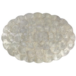 Capiz Shell Scalloped Placemats - Set of 8 For Sale