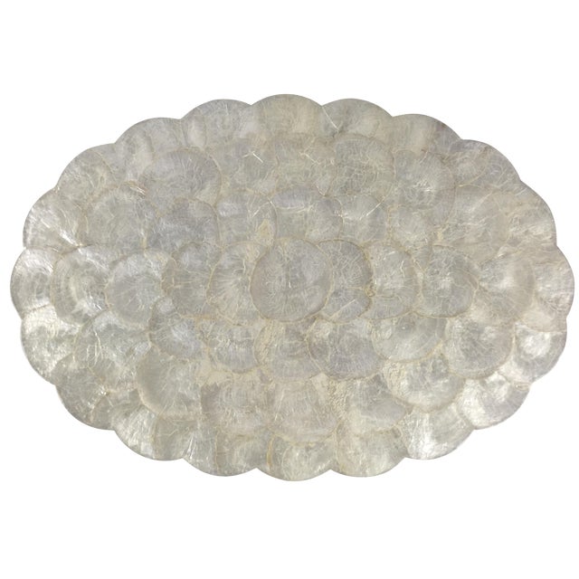 Capiz Shell Scalloped Placemats Set of 8 Chairish