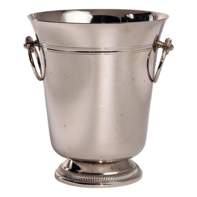 Mid 20th Century France Silver Ice Bucket For Sale