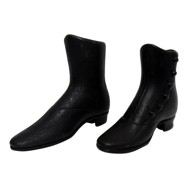 Pair, Victorian Cast Iron Mannequin or Boot Forms C. 1880 American For Sale